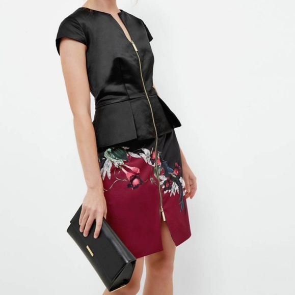 💥LAST 1💥NWT TED BAKER BEJEWELED SHADOW DRESS - Picture 4 of 8